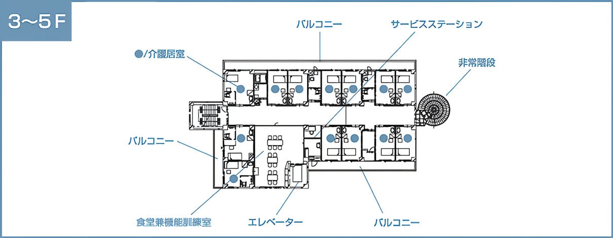 3F～5F